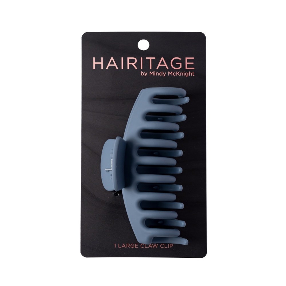 💙✨ Hairitage Large Claw Clip Denim Blue Matte NWT | OS